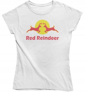 Koszulka damska Red Reindeer prezent renifer red
