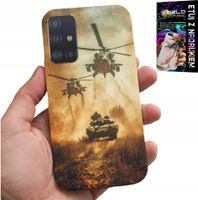ETUI DO SAMSUNG GALAXY M31S - HELIKOPTER WOJSKOWY CZOŁG MILITARIA CASE