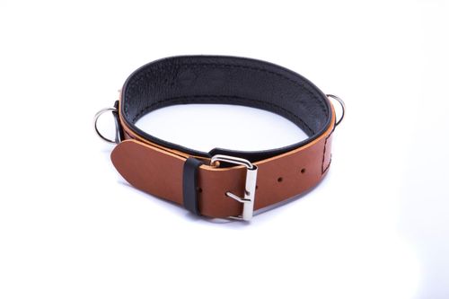 wiązania-whips obroża niewolnika ze smyczą, koniakowa na Arena.pl