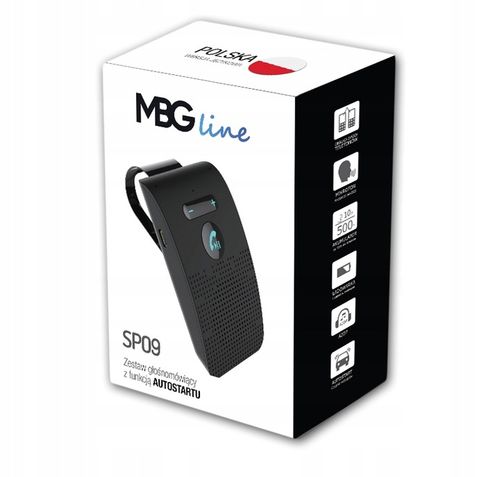 ZESTAW GŁOŚNOMÓWIĄCY BLUETOOTH autostart mówi Po POLSKU ładowarka przewód na Arena.pl