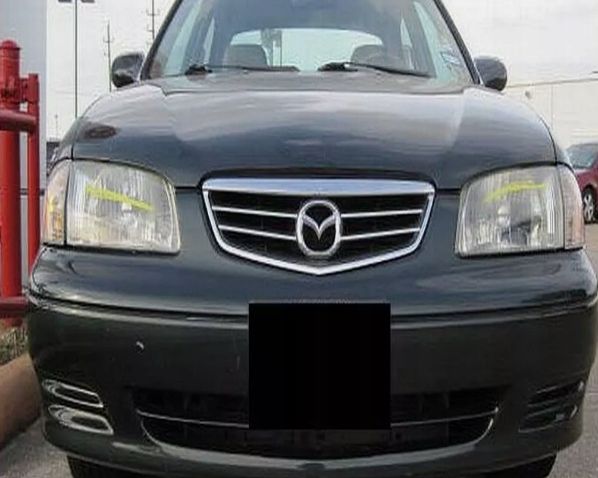 2000 2001 2002 MAZDA 626 - LIstwy chrom grill chromowan zdjęcie 1