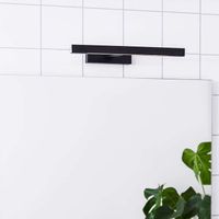 Kinkiet LAMPA ścienna NEPTUNUS 107910 Markslojd łazienkowa OPRAWA listwa LED 6W 3000K metalowa IP44 czarny