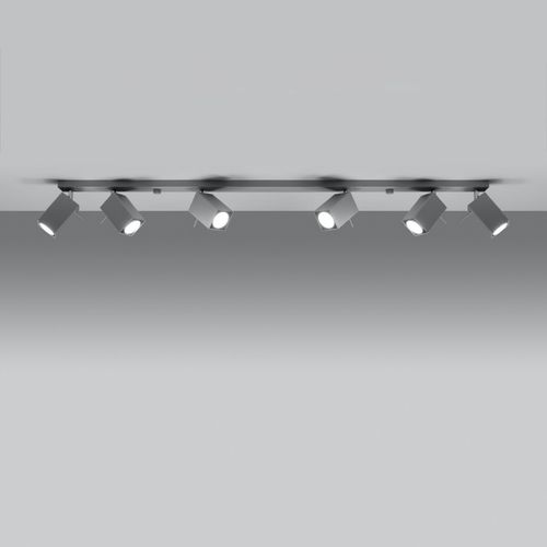 Plafon MERIDA 6L szary na Arena.pl