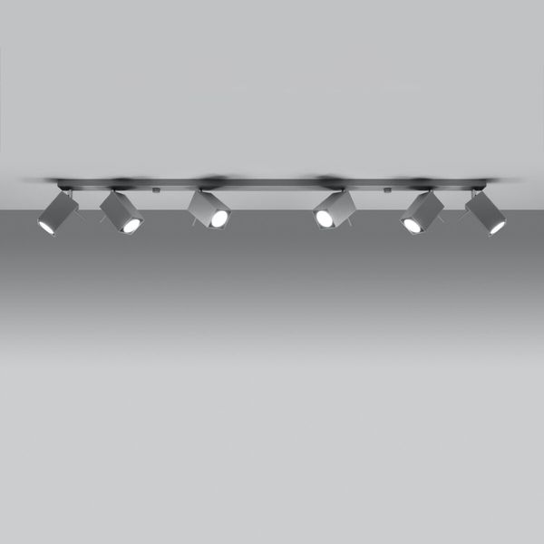 Plafon MERIDA 6L szary zdjęcie 3