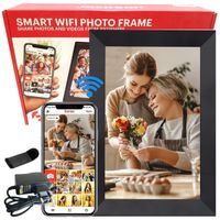 RAMKA CYFROWA NA ZDJĘCIA HD 10 CALI LED WIFI FOTORAMKA MUZYKA FILM PREZENT