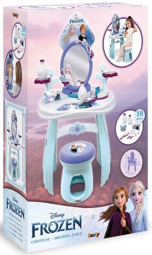 Smoby Toaletka Disney Kraina Lodu Salon Piękności Frozen 10 Akc Taboret na Arena.pl