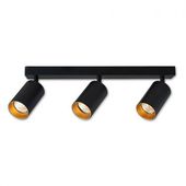 KINKIET LED ERIS GOLD REGULOWANY 35W ALUMINIUM CZARNY ZŁOTY