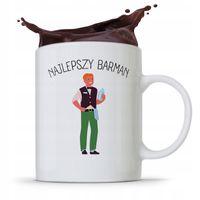 Kubek Prezent Dla Barmana Barmanki Najlepszy Z Nadrukiem Ze Zdjęciem