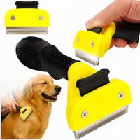 TRYMER SZCZOTKA DLA PSA KOTA DO SIERŚCI ZGRZEBŁO USUWA MARTWY WŁOS GRZEBIEŃ