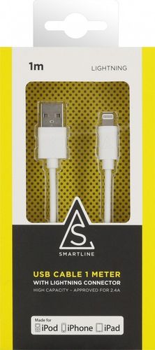 Holdit Smartline kabel USB Lightning MFi 1m biały na Arena.pl