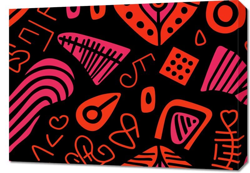 Obraz 70x50cm Rytm Wzorów zdjęcie 1