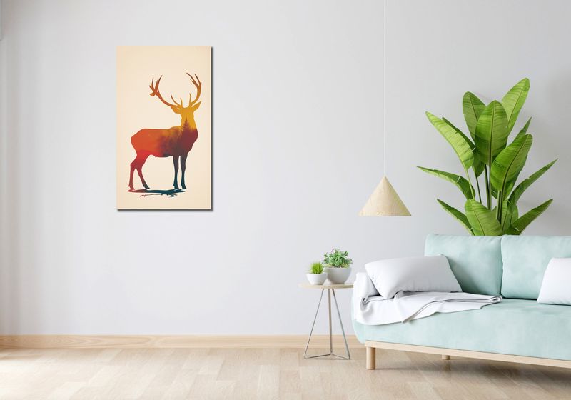 Obraz 50x90cm Światło Leśnego Monarchy zdjęcie 2