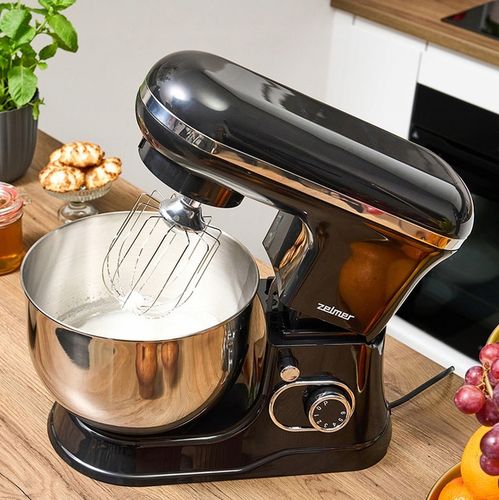 Robot planetarny Zelmer ZKR1355 1200W 6 prędkości 2 misy Smart mix Czarny na Arena.pl