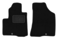 Dywaniki welurowe przód Hyundai SantaFe II 2006-2012 7 os. czarne