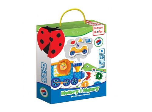 Gra Edukacyjna Magnetyczna Figury I Kolory Dla Dzieci Rk2201-06 na Arena.pl