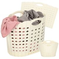 KX3403 Kosz na pranie skladany organizer lazienko