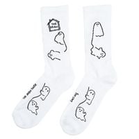 Skarpety długie Boo Corp unisex Białe 39/42 The Draw House