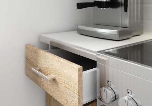 ZESTAW KUCHENY LIMA 2.4M BIAŁY/DĄB SONOMA na Arena.pl