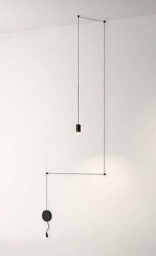 Lampa ścienna FLUSSO WALL czarna na Arena.pl
