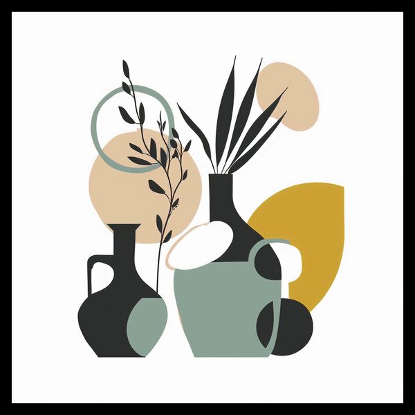 Plakat 50x50cm Modernistyczna Kompozycja zdjęcie 2