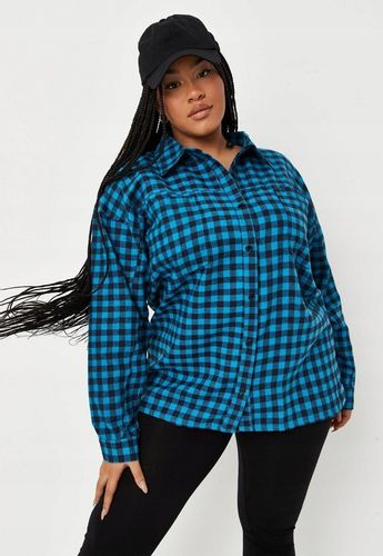MISSGUIDED PLUS KRACIASTA KOSZULA OVERSIZE (50) na Arena.pl