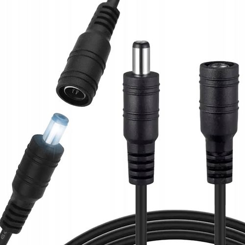 PRZEDŁUŻACZ ZASILANIA KABEL ZASILAJĄCY DO KAMER I LAMP PRZEWÓD DC 10M na Arena.pl