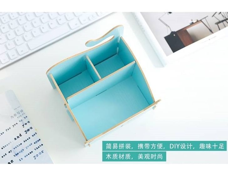 Wielofunkcyjny Organizer - Przybornik Na Biurko Niebieski zdjęcie 10