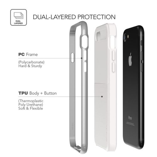 Etui VRS Design High Pro Shield S iPhone 8/7 White Silver na Arena.pl