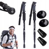KIJE TREKKINGOWE ANTISHOCK DO CHODZENIA PO GÓRACH NORDIC WALKING KIJKI ALU
