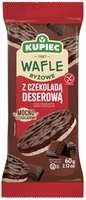 KUPIEC WAFLE RYŻOWE W CZEKOLADZIE DESEROWEJ 60G