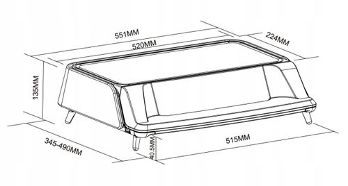 Podstawka nadstawka pod monitor organizer z szufladą USB UV SPP-UVGR na Arena.pl