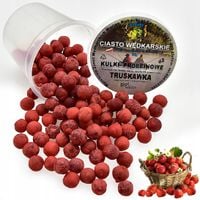 Gotowe Kulki Proteinowe CIASTO WĘDKARSKIE 80 gr TRUSKAWKA
