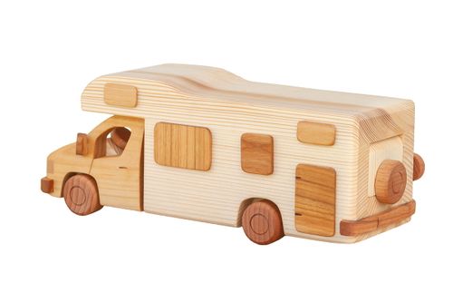 "Kamper" model z drewna - skarbonka na Arena.pl