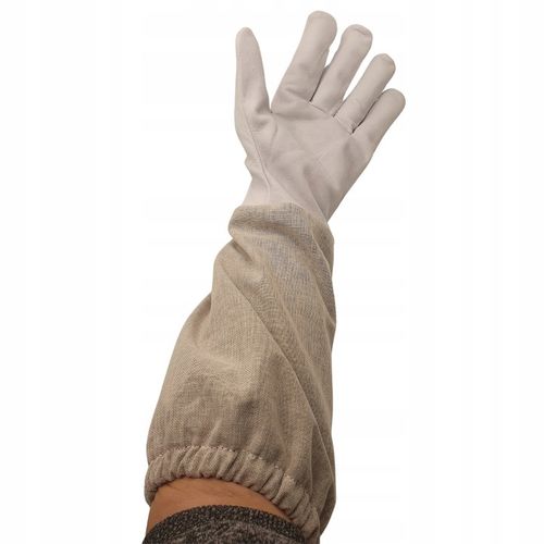 Rękawice Pszczelarskie Skórzane z Płótnem SOLIDNE Długie r 9 / L POLSKIE na Arena.pl