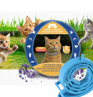 2x OBROŻA NA KLESZCZE I PCHŁY DLA KOTA ANTYKLESZCZOWA 8 MIESIĘCY OCHRONY