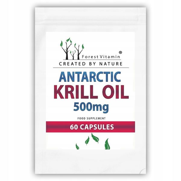OLEJ Z KRYLA ANTARKTYCZNEGO KRILL MOCNY KRYL OMEGA 3 ASTAKSANTYNA zdjęcie 3