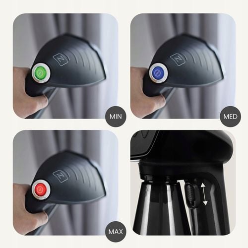 Parownica do ubrań Steamer Ręczna Regulacja Pary 30 g/min 40 sek+ na Arena.pl