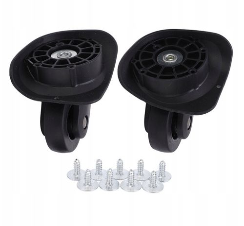 2 SZT CZARNE KÓŁKO DO WALIZKI CZĘŚCI WALIZEK TORBY na Arena.pl