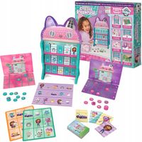 KOCI DOMEK GABI ZESTAW 8W1 KÓŁKO I KRZYŻYK MEMORY BINGO WARCABY WYŚCIG