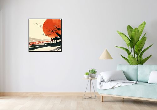 Plakat 70x70cm Pianistka na Arena.pl