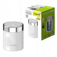 Jednokomorowy Termos obiadowy Maestro 500 ml | MR-1649-50-WHITE