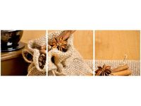 90X30CM AROMATYCZNA KAWA TRÓJ OBRAZ