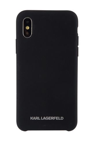KARL LAGERFELD SILICONE - iPhone XS - BLACK na Arena.pl