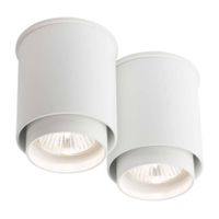Sufitowa LAMPA spot IGA 7015 Shilo downlight natynkowy metalowe tuby białe
