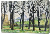 Obraz 100x70cm Chestnut Trees, Paul Cezanne Vintage do Salonu