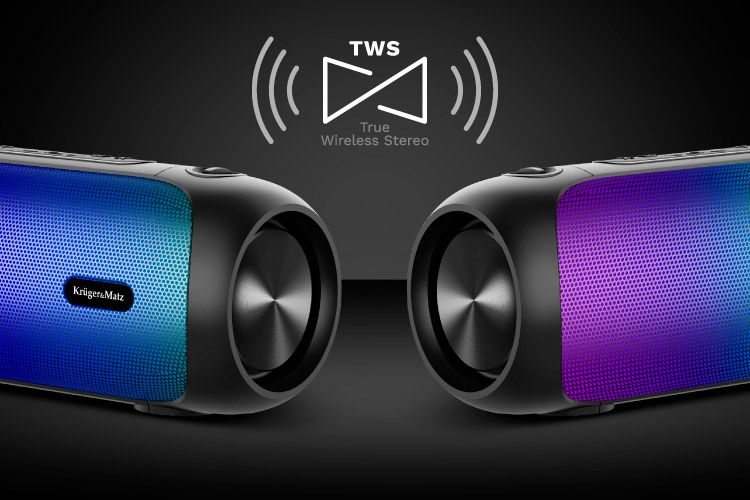 Głośnik Bluetooth 5.0 K&M TWS USB AUX IPX5 30W zdjęcie 6