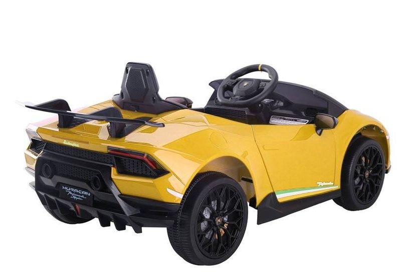 Auto na akumulator Lamborghini Huracan Żółte zdjęcie 4