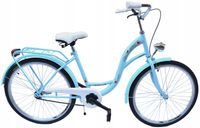 Rower Damski Retro Montemar Miejski Vanessa 26 cali Błękitny Polski