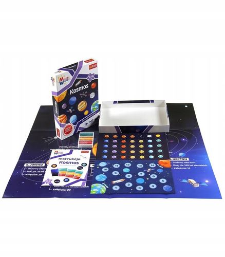 GRA DLA DZIECI EDUKACYJNA RODZINNA KOSMOS PLANETY MISTRZ WIEDZY 5+ TREFL na Arena.pl