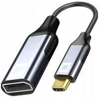 co2 adapter usb-c display port 1.4 kabel przejściówka usb typ c dp 8k